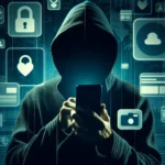 "Persona usando Instagram de manera anónima en un smartphone, representando consejos y estrategias de la guía definitiva para utilizar Instagram sin revelar tu identidad."