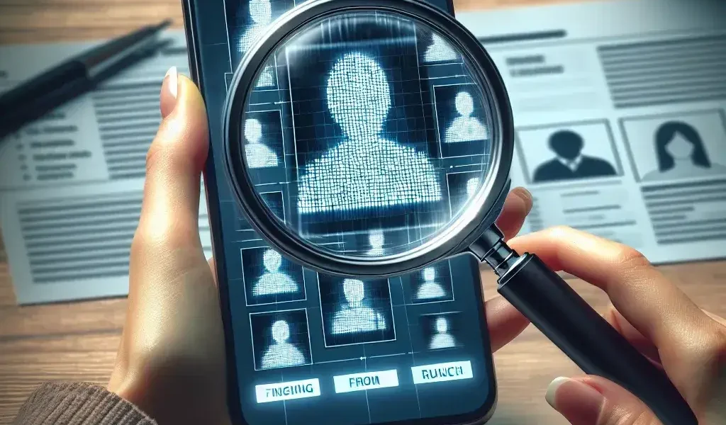 "Cómo detectar seguidores falsos en Instagram: Persona analizando gráficos de crecimiento de seguidores y cuentas en una pantalla de computadora, ilustrando estrategias para identificar seguidores no auténticos."
