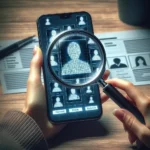 "Cómo detectar seguidores falsos en Instagram: Persona analizando gráficos de crecimiento de seguidores y cuentas en una pantalla de computadora, ilustrando estrategias para identificar seguidores no auténticos."
